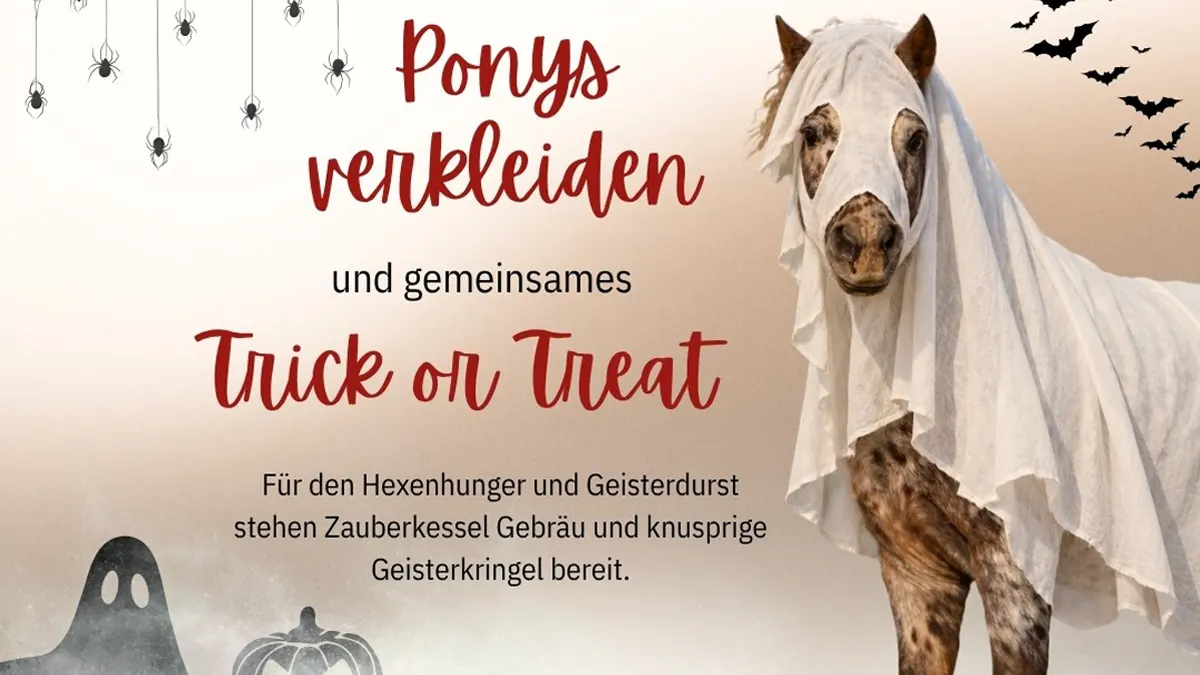Halloween Party mit Ponys 2026